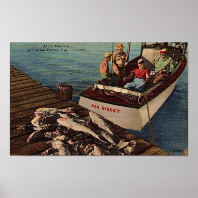 Saltwater Fishing in Florida Poster (Front)