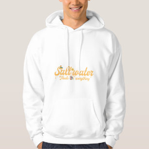 Saltwater Heals Everything Surf Art Hoodie