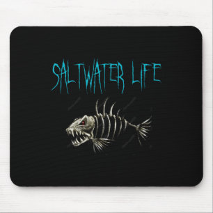 Saltwater Life Fishing Shirt Gift Mouse Pad