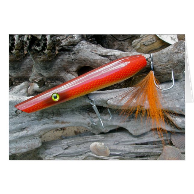 Saltwater Lure Popper Firebird Coordinating Items (Front Horizontal)