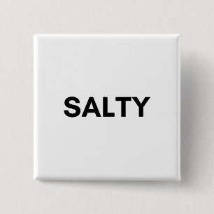 salty 15 cm square badge