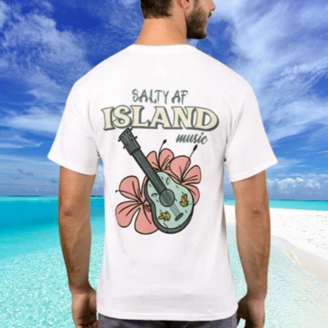 Salty AF Island Music T-Shirt (Creator Uploaded)