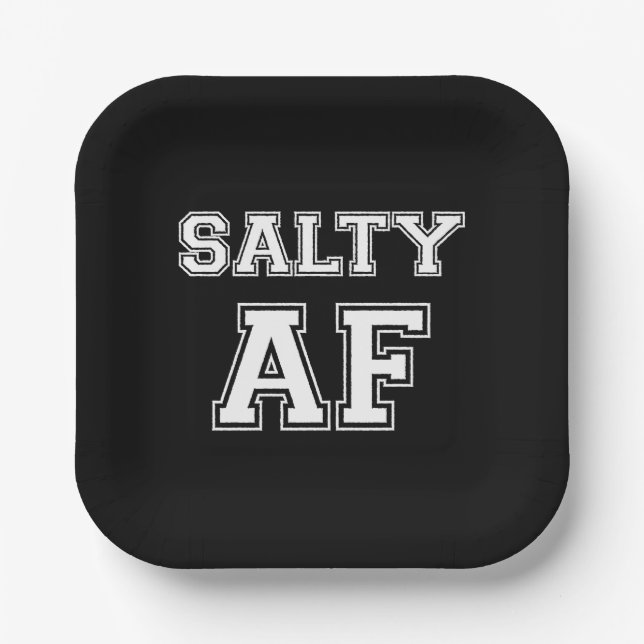 SALTY AF PAPER PLATE (Front)