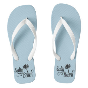 Salty Beach Funny Summer Jandals