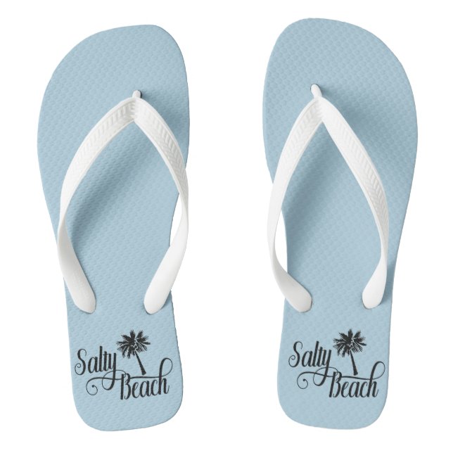 Salty Beach Funny Summer Jandals (Footbed)