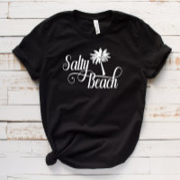 Salty Beach Funny Summer Palm Tree