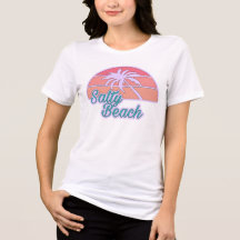 Salty Beach Palm Tree Sunset (front)