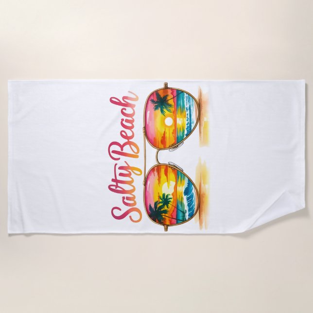 Salty Beach  Towel (Front)