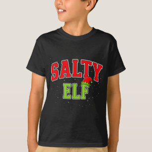 Salty Elf Christmas Family Matching Group Xmas  T-Shirt