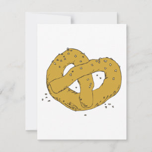 salty hot soft pretzel