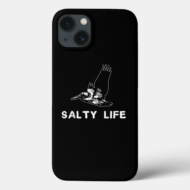 Salty Life Pelican Art Case-Mate iPhone Case (Back)