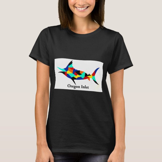 Salty Marlin (Oregon Inlet) T-Shirt (Front)