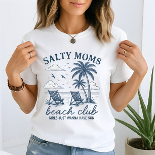 Salty Mum Beach Club Vintage T-Shirt