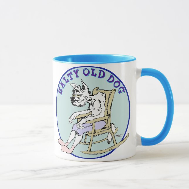 Salty Old Dog Mug (Right)