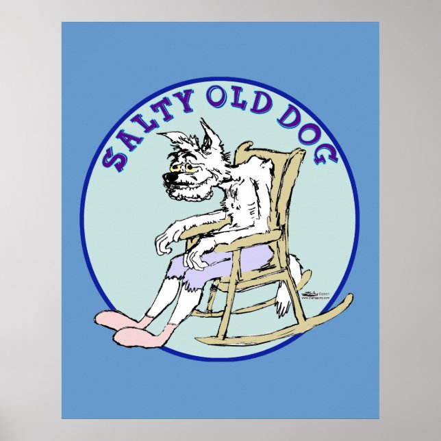 Salty Old Dog Poster (Front)