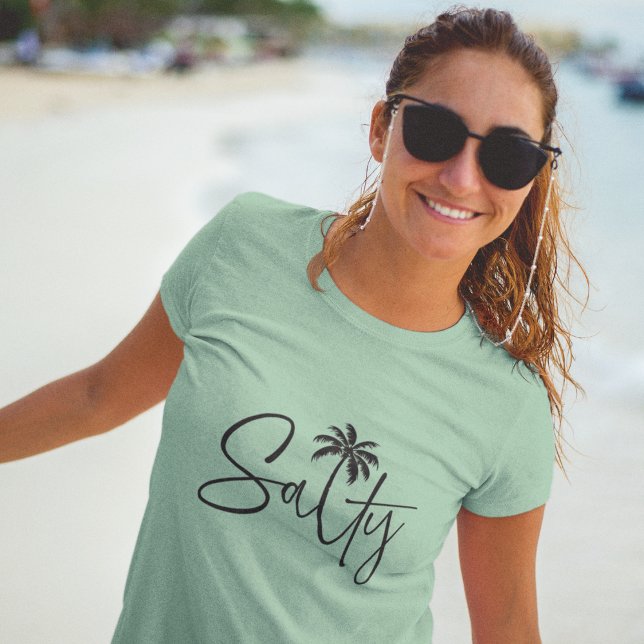 Salty Palm Design Tri-Blend Shirt (Salty Palm Design Tri-Blend Shirt (4 Her))
