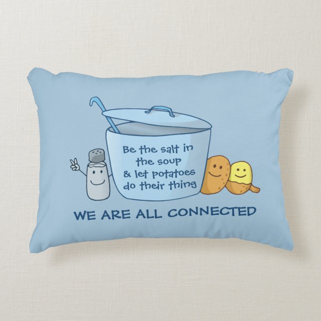  Salty Potato Soup Decorative Cushion (Front)