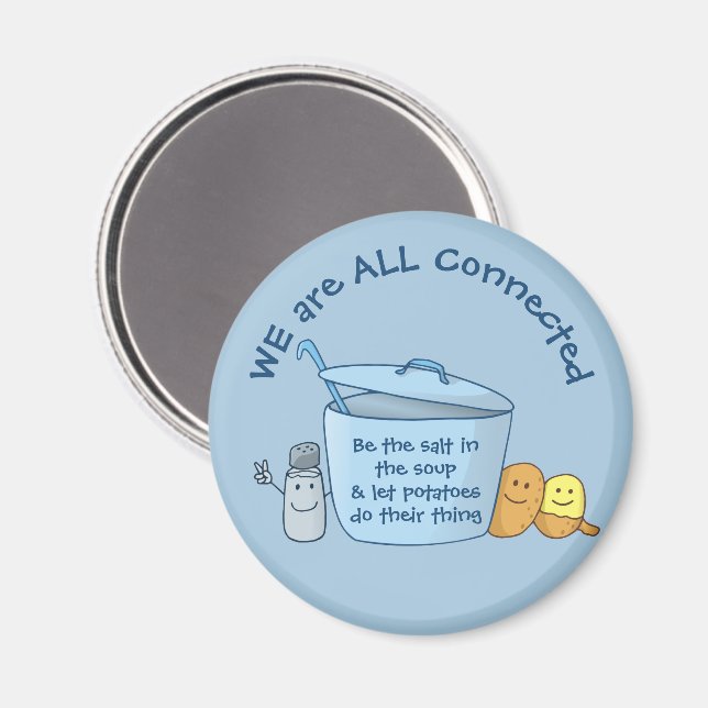 Salty Potato Soup Magnet (Front/Back)