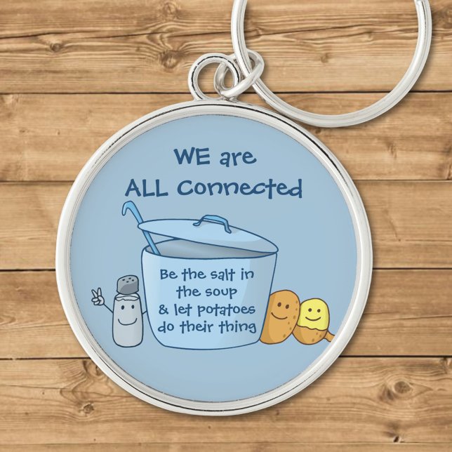 Salty Potato Soup Magnet Keychain (Creator Uploaded)