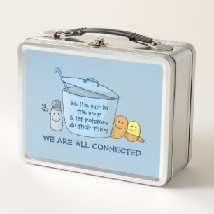 Salty Potato Soup Metal Lunchbox