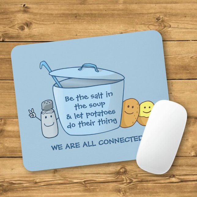 Salty Potato Soup Mouse Pad (Creator Uploaded)