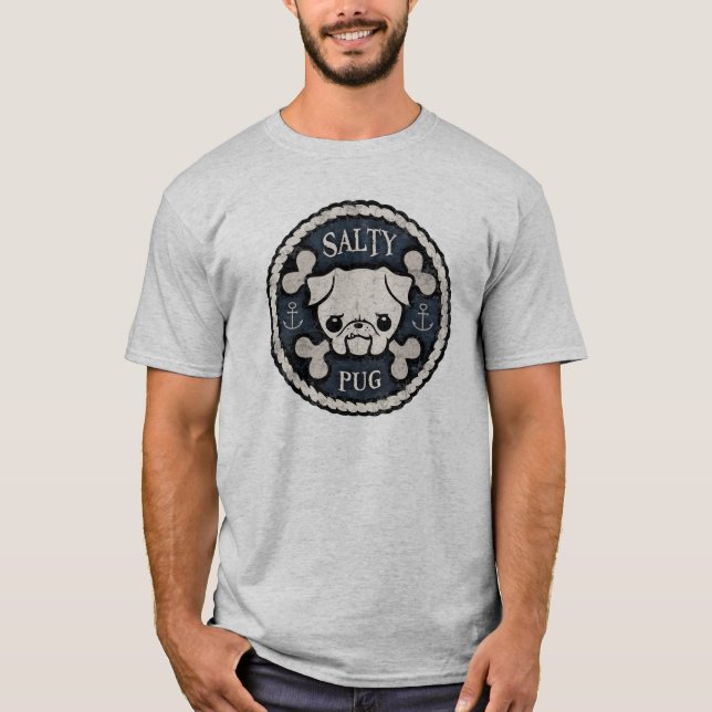 Salty Pug T-Shirt (Front)