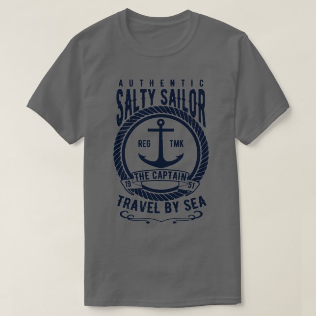 Salty Sailor T-Shirt (Design Front)