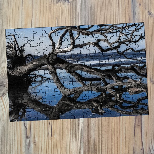 Salty Sea Tree Driftwood Beaufort SC Beach Jigsaw Puzzle (Creator Uploaded)