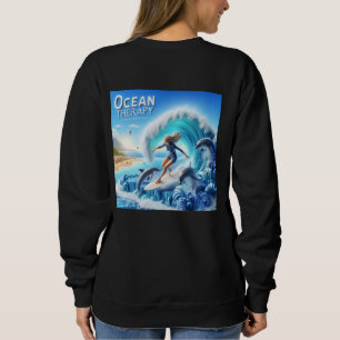 Salty Sisterhood Trio Girls Beach Walk Surfer Sweatshirt