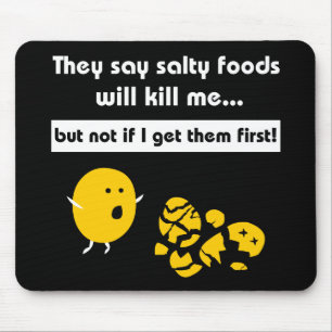 Salty Snacks Mouse Pad