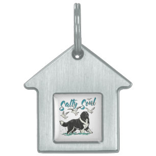 Salty Soul – Newfoundland Coastal Design Pet ID Tag