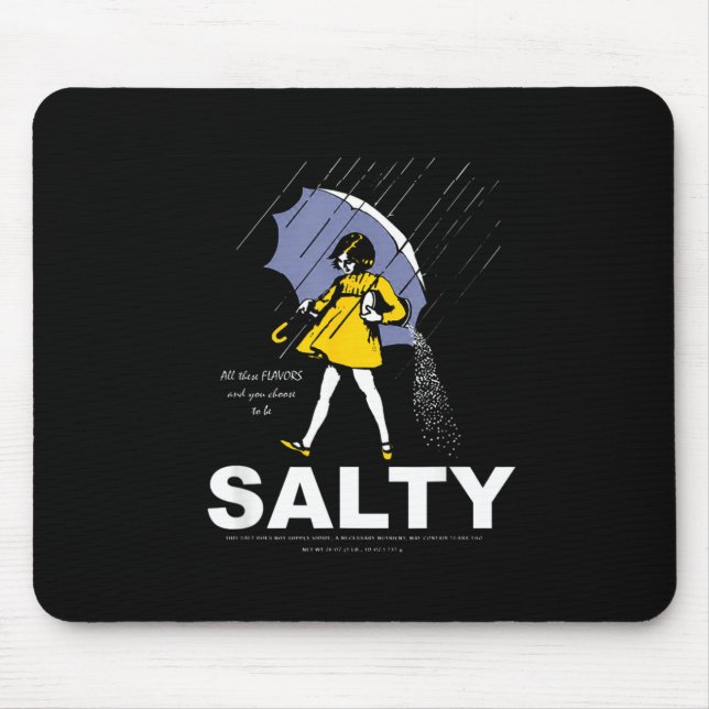 Salty Sprinkle Girl Vintage Mouse Pad (Front)