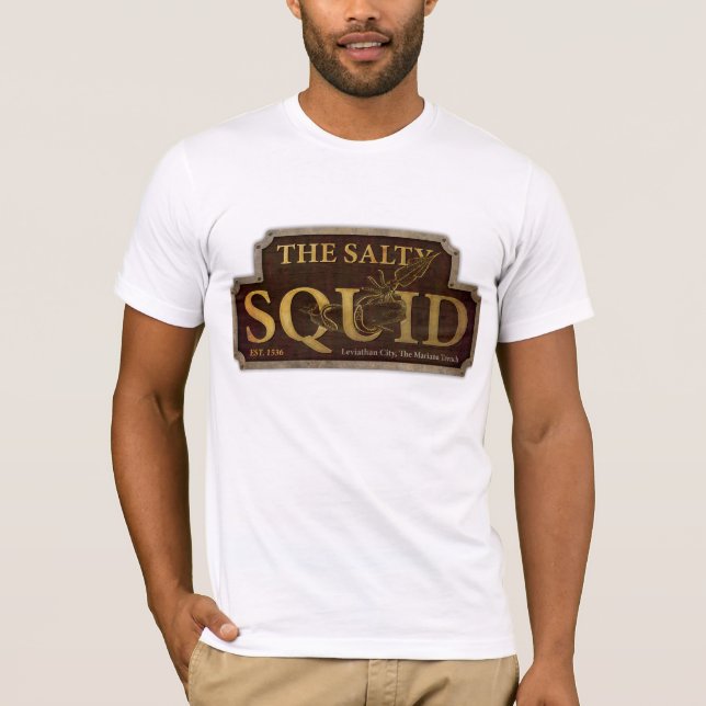 Salty Squid Men's T-Shirt (Front)