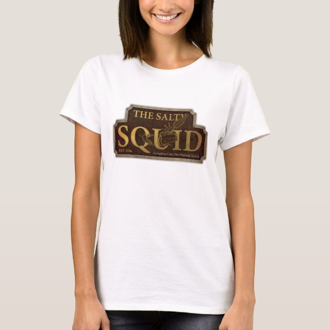 Salty Squid Women's T-shirt (Front)