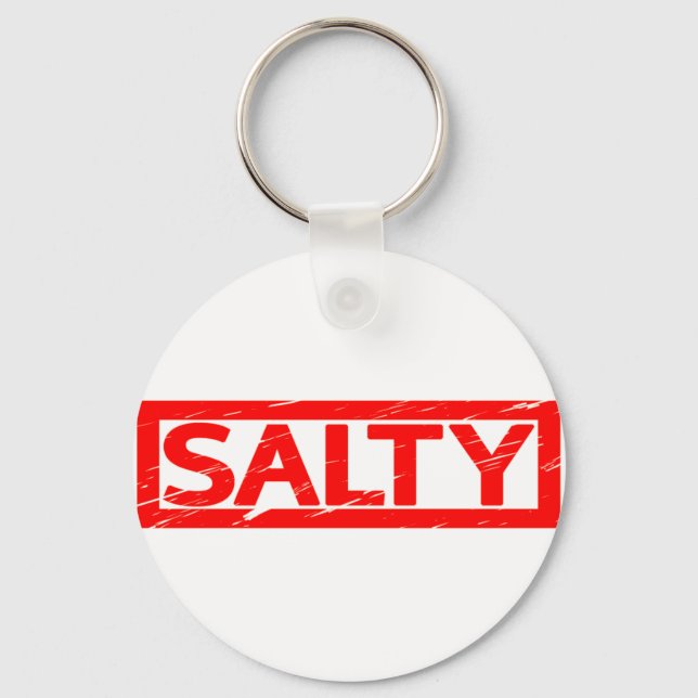 Salty Stamp Key Ring (Front)