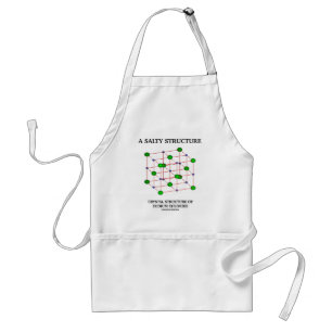 Salty Structure Crystal Structure Sodium Chloride Standard Apron
