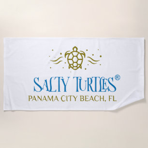 Salty Turtles® Beach towel