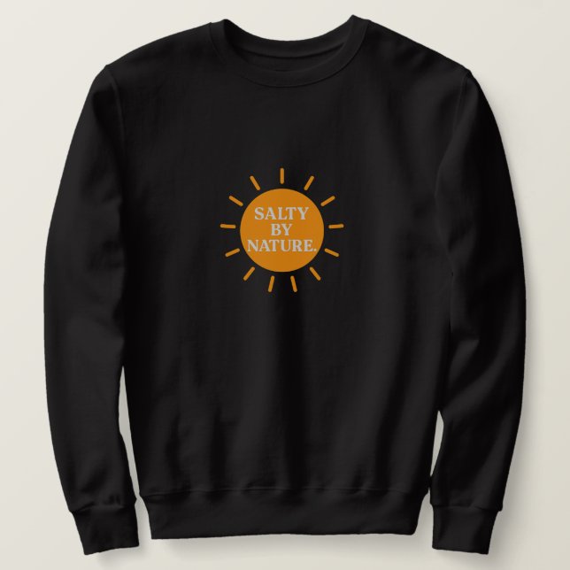 SaltyByNature Sun & Snowman Sweatshirt (Design Front)