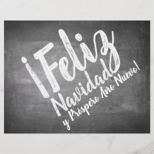 Saludos De Navidad en La Pizarra