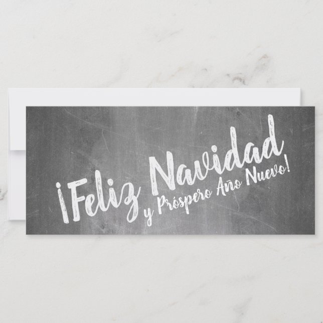 Saludos De Navidad en La Pizarra (Front)