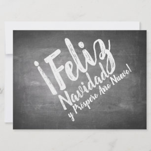 Saludos De Navidad en La Pizarra