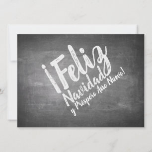 Saludos De Navidad en La Pizarra