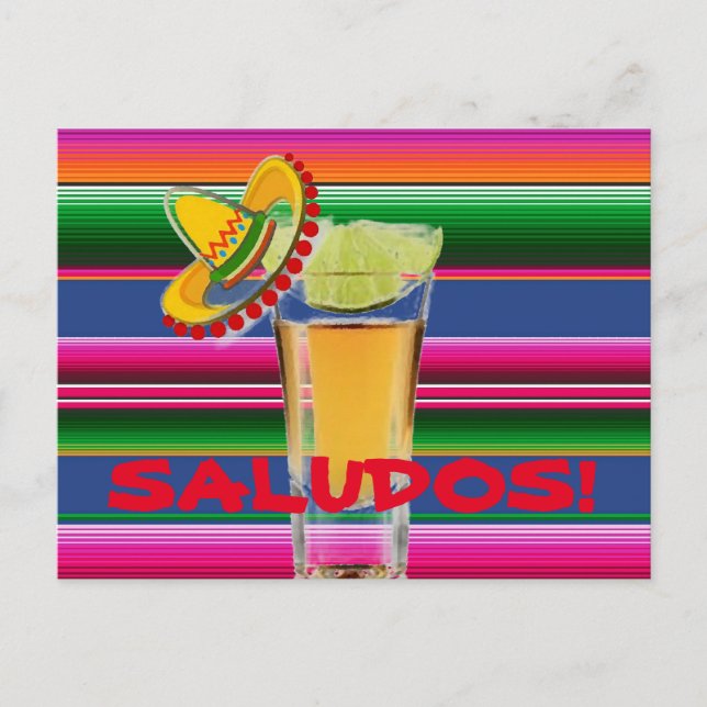 Saludos Postcard (Front)