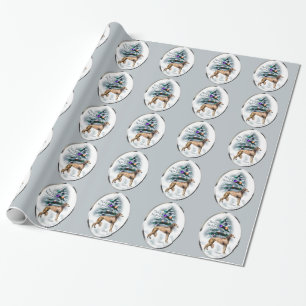 Saluki Christmas Wrapping Paper