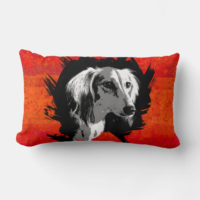 Saluki cushion (Front)