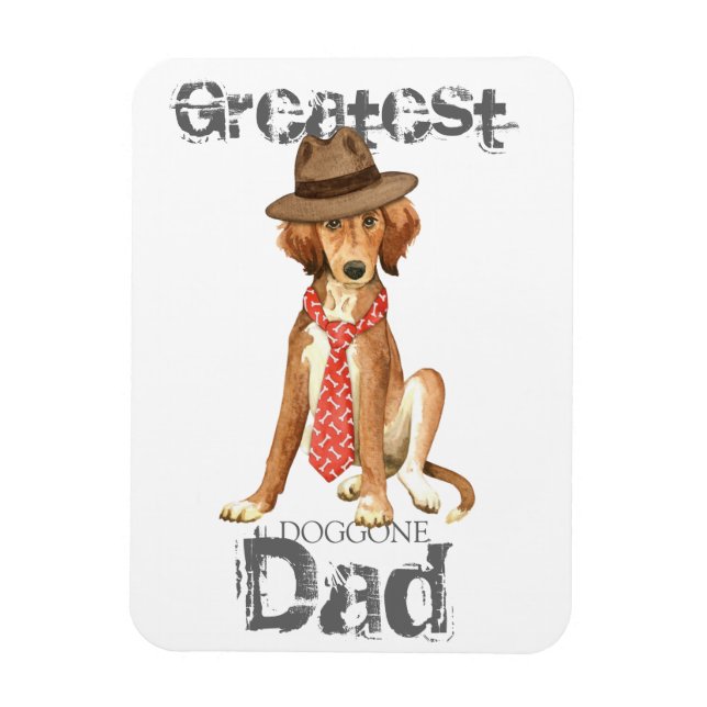Saluki Dad Magnet (Vertical)