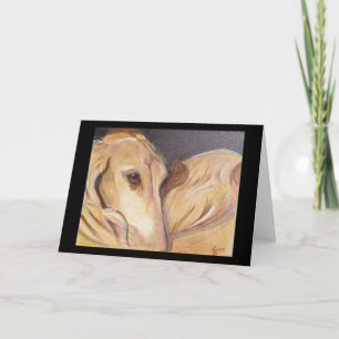 Saluki Dreams Greeting Card
