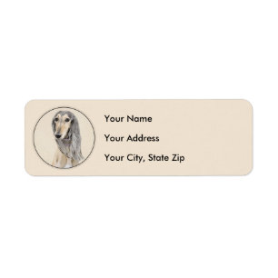 Saluki (Fawn) Painting - Cute Original Dog Art