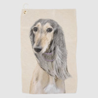 Saluki (Fawn) Painting - Cute Original Dog Art