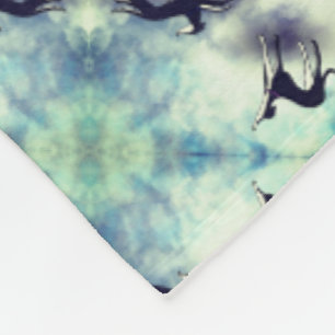 Saluki Greyhound Fleece Blanket